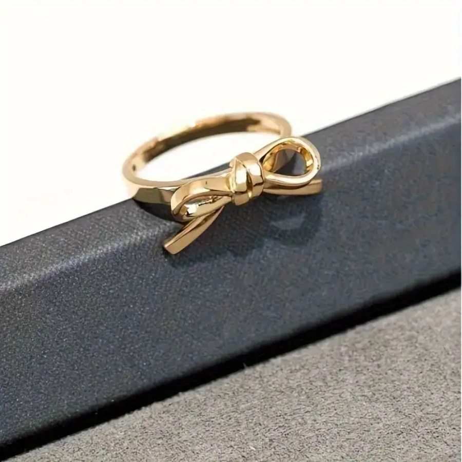 Copper Bow Ring for Daily Casual and Special Events